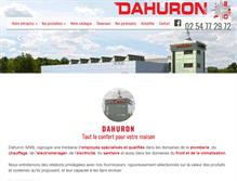 Tablet Screenshot of dahuron.fr